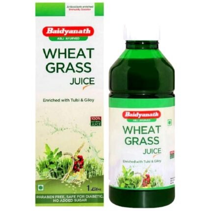 Wheat Grass Juice (Enriched with Tulsi & Giloy for Immunity) - bottle (1 ltr)