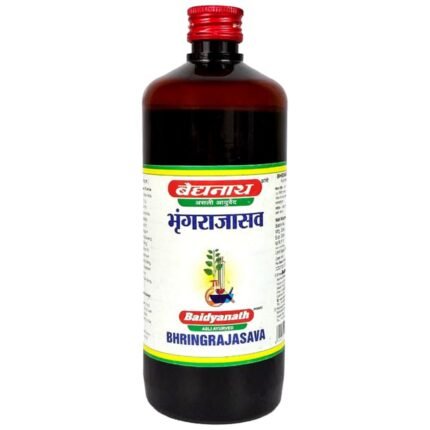 Bhringrajasava ( Helps Relieve Weakness Liver Ailments & Cough )- bottle (450 ml)